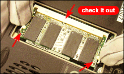 Bei Problemen mit der Installation Ihres neuen Speichermoduls