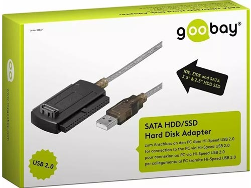 Festplatten-Adapter IDE/SATA auf USB2.0
