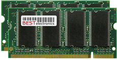 2GB Kit (2x 1GB) DDR2 533MHz PC2-4200 non-ECC 128Meg x 64 1.8V CL4 200-PIN
